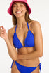 Sea Level Scalloped Halter Slide Tri Top